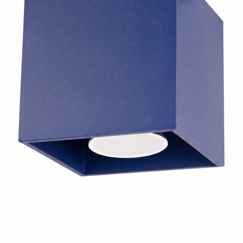 Sollux Lighting Plafondlamp QUAD 1 ultramarijn - 10x10x10cm