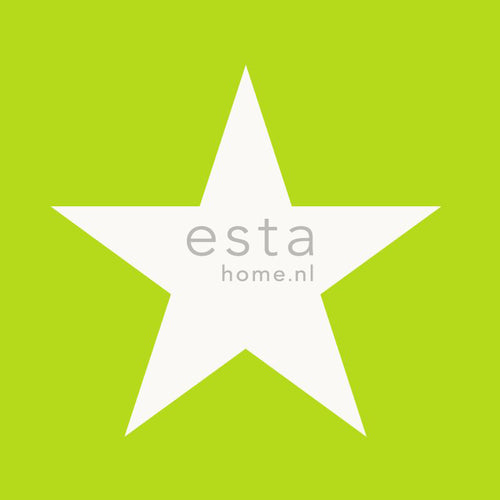 ESTAhome behang sterren limegroen - 53 cm x 10.05 m - 138708