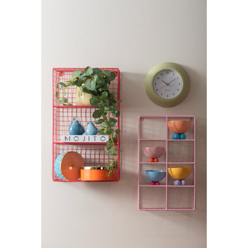 Present Time wanddecoratie Reja - roze - 18x30x50cm