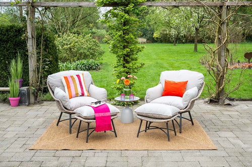 Mioala bijzettafel - diameter 50xH48 cm - taupe - vtwonen shop