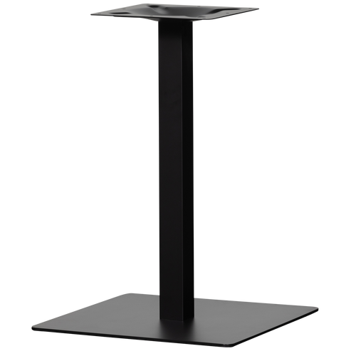 WOOOD vierkante buisvoet bistro - Metaal - Zwart - 72x50x50
