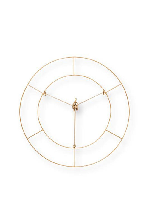 vtwonen decoratie ring - metaal - goud - 60 cm