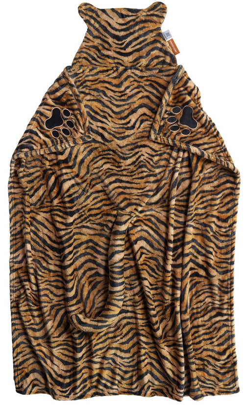 FREEK VONK kleed Tijger Plaid - 140x120 cm - steenrood - vtwonen shop