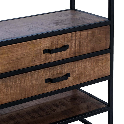 Giga Meubel Kapstokkast Lino - Hout - 9 Haken - 130x35x200cm