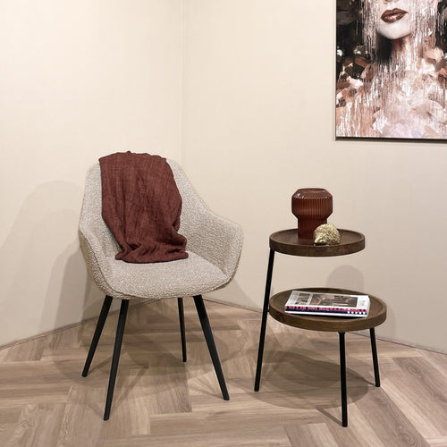 Brix Bijzettafel Ruby - mangohout - 45cm - vtwonen shop