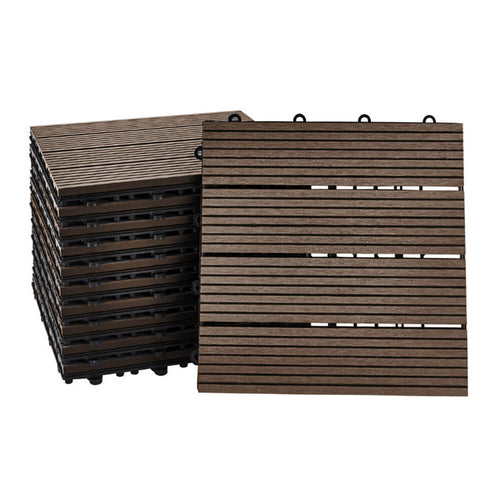 Home Deluxe WPC houttegels BAVARO donkerbruin 1m²