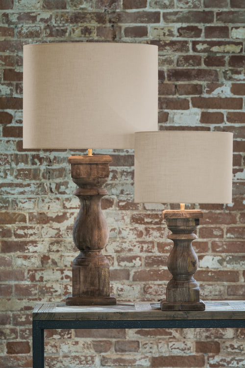 Light & Living lampvoet CADORE - Ø19x64cm - bruin