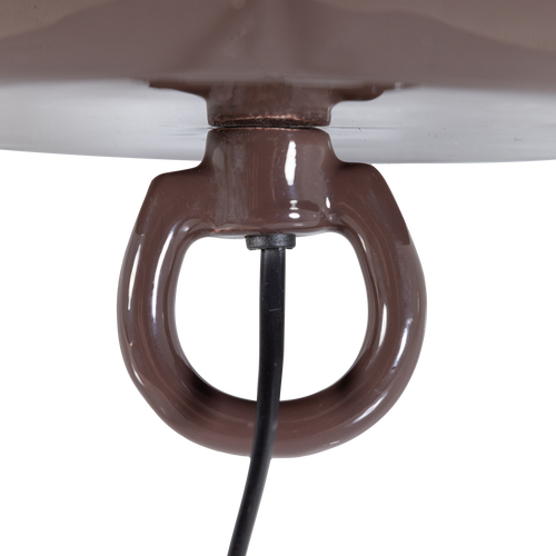 WOOOD tafellamp 34xØ35 cm Mero - Metaal - Hoogglans Bruin - 34x35x35