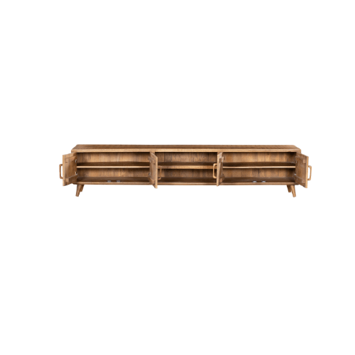 Starfurn  tv meubel Omaha - bruin - 45x240x55cm