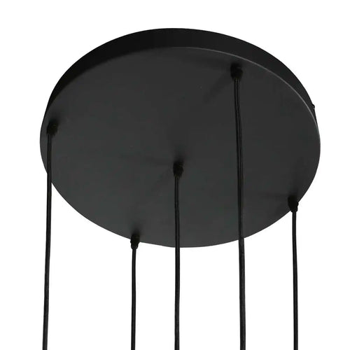 Steinhauer hanglamp Glimsy - 5 lichts - 45  x 390   cm - zwart - vtwonen shop