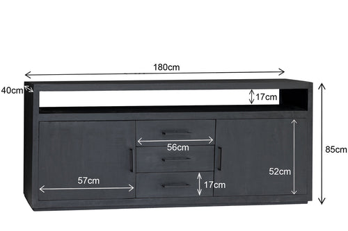 Livingfurn dressoir Jaxx - 180cm - mangohout - vtwonen shop