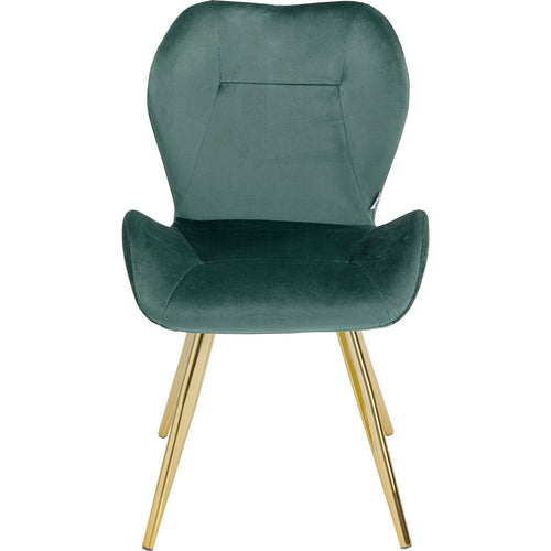 Kare Design Stoel Viva fluweel groen - vtwonen shop