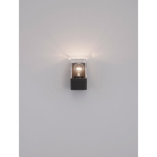 Merano Aurora 16cm Outdoor Moderne Wandlamp Antraciet Aluminium, LED E27 IP65