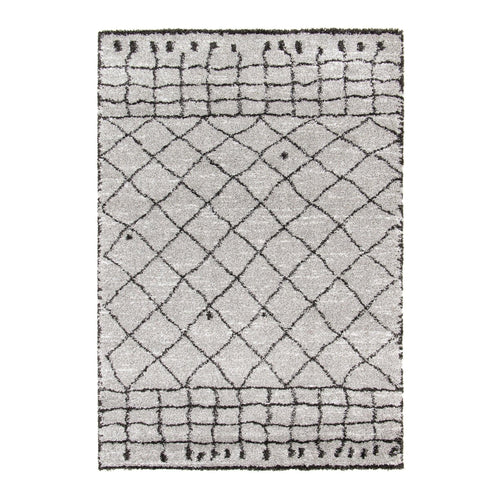 AFK Living vloerkleed Newport - shaggy - grijs - 200 x 290 cm - vtwonen shop