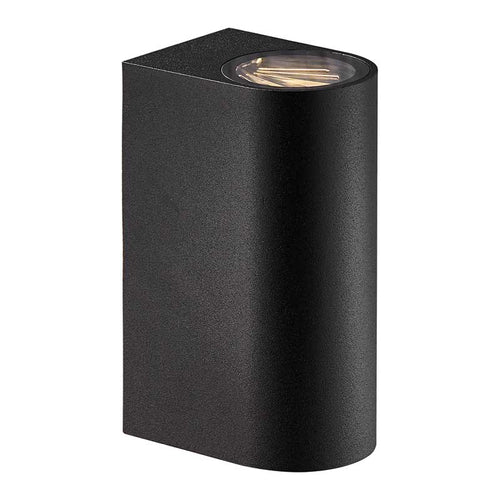 Nordlux Asbol Wandlamp Buiten - 2-lichts LED - 3000K - IP44 - Zwart - vtwonen shop