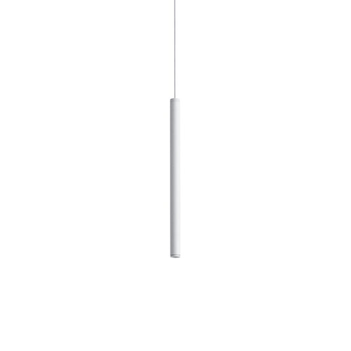 Ideal Lux LOOK 25 cm slanke hanglamp voor aan het plafond, wit, 1x LED 220lm 3000K