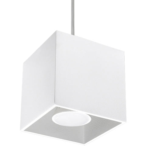 Sollux Lighting Hanglamp QUAD 1 wit - 10x10x110cm