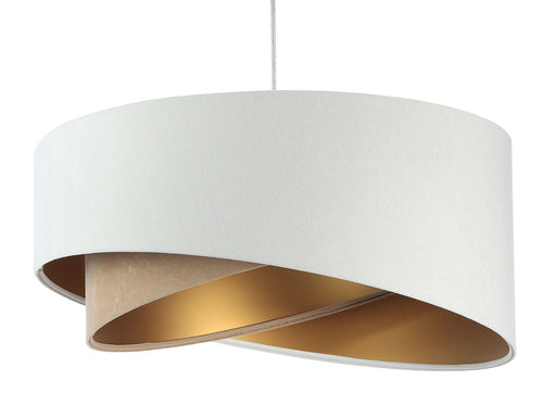 bpskoncept hanglamp Galaxy Elegant - beige-wit - Ø50 cm
