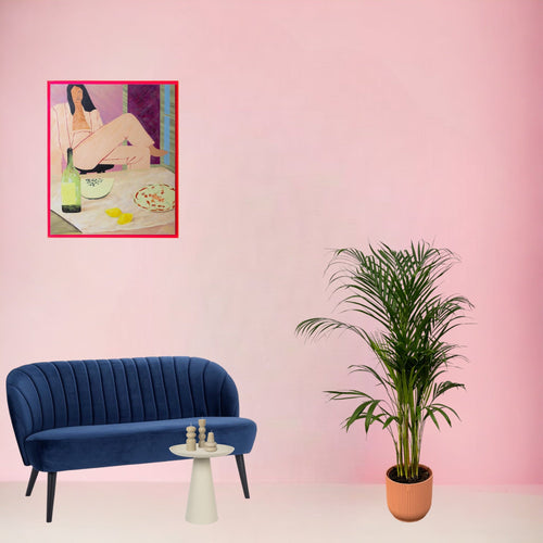 Trendyplants - Areca palm - ↨110cm - Ø21cm inclusief elho Vibes Fold Round roze Ø22cm x ↨20cm - vtwonen shop