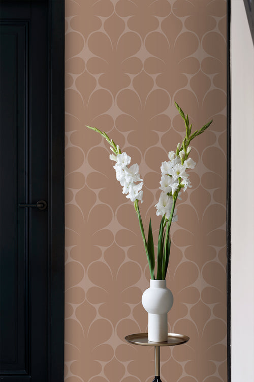 Origin Wallcoverings behang ornamenten terracotta roze - 50 x 900 cm - 347923 - vtwonen shop
