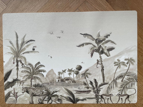 Catchii Placemat Jungle landscape sepia