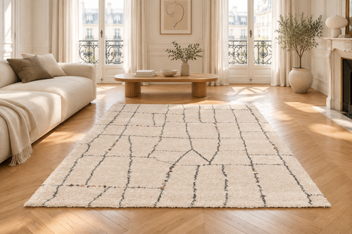 AFK Living vloerkleed Teleia - zeer zacht - beige - 120 x 170 cm