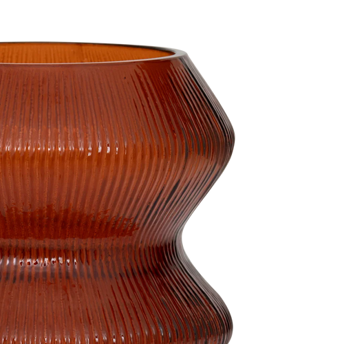 Urban Nature Culture XL theelichthouder Skye, deep orange - Ø 13.5 * 12.5.cm