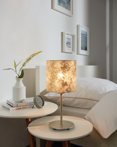 EGLO tafellamp Viserbella - e27 - 40 cm - champagne/goud
