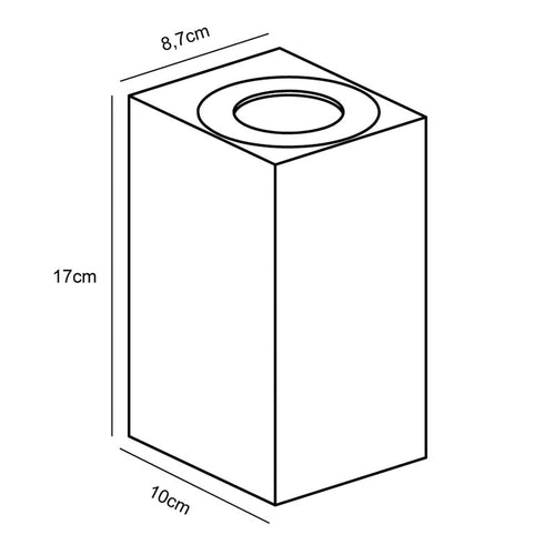 Nordlux Canto Wandlamp buiten | GU10 | IP44 | Verzinkt | Seaside - vtwonen shop