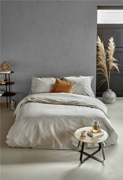 Walra - Dekbedovertrek Forever Cotton - 240x220 cm - Zand