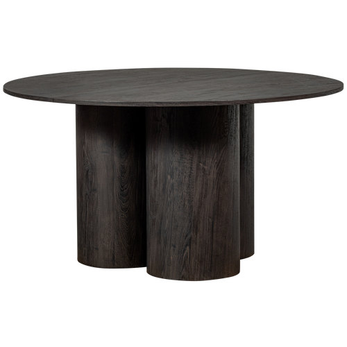 WOOOD eettafel Oona - MDF - Donkerbruin - 75x140x140 - vtwonen shop