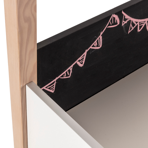 Calicosy - ELORA Kantoor - Wit - 100x40x155 cm
