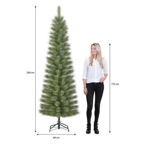 Black Box Trees Sotka Smalle Kunstkerstboom - Kerstboom H260 x Ø69 cm - Groen