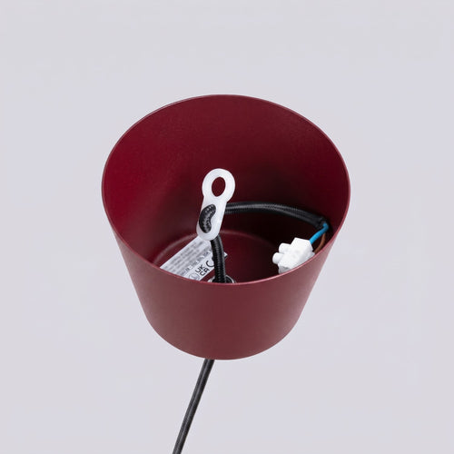 Sollux Lighting Hanglamp BILO bordeaux - 35x35x120cm
