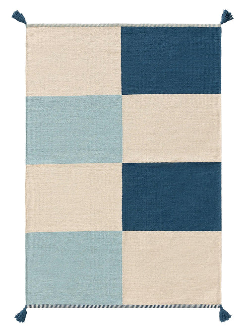 benuta kindervloerkleed Anton - veelkleurig/blauw - 90x130 cm