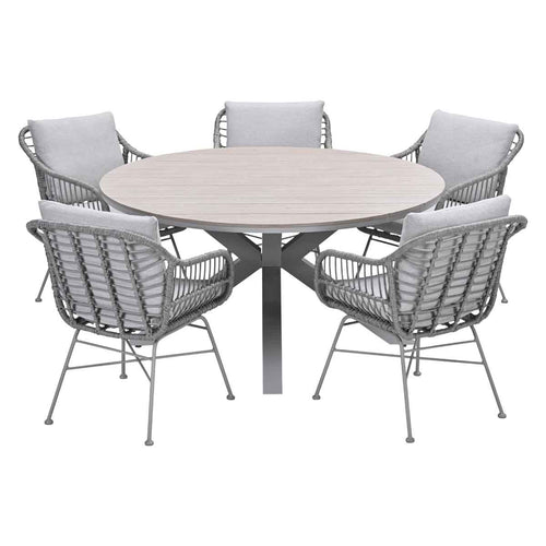 Garden Impressions tuinset Lucas - Tulli - valley sand - Ø148x75 cm - 6-delig - vtwonen shop