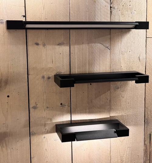 Freelight wandlamp Parete - 1 lichts - 10  x 4   cm - zwart - vtwonen shop