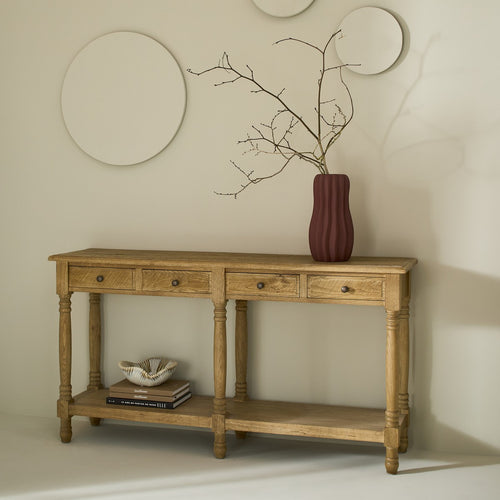 Signature - BOISSY Console - Donker hout - 80x150x40 cm