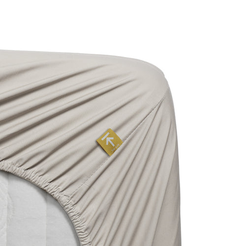 Beddinghouse - Percale Katoen - Topper Hoeslaken - 90x220 cm - Naturel