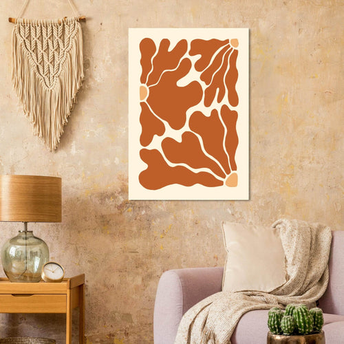 Artfulprints  Boho - Ibiza flowers II   poster 30x40 cm
