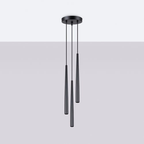 Sollux Lighting Staande lamp BLISS 3P zwart - 19,5x19,5x118cm