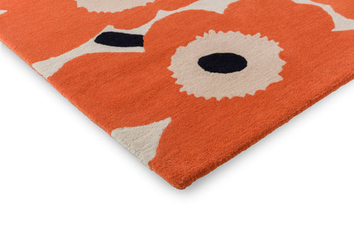 Vloerkleed Marimekko Unikko Orange Red 132403 170x240 cm - vtwonen shop