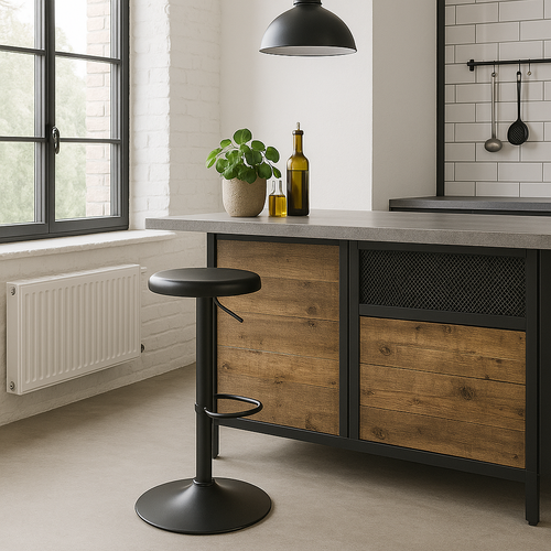 Kare Design Barkruk Kalea - zwart