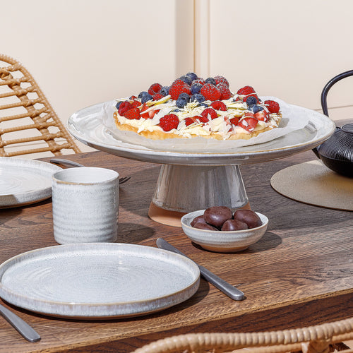 Salt & Pepper - Taartplateau 33,5xH12cm beige Cameo