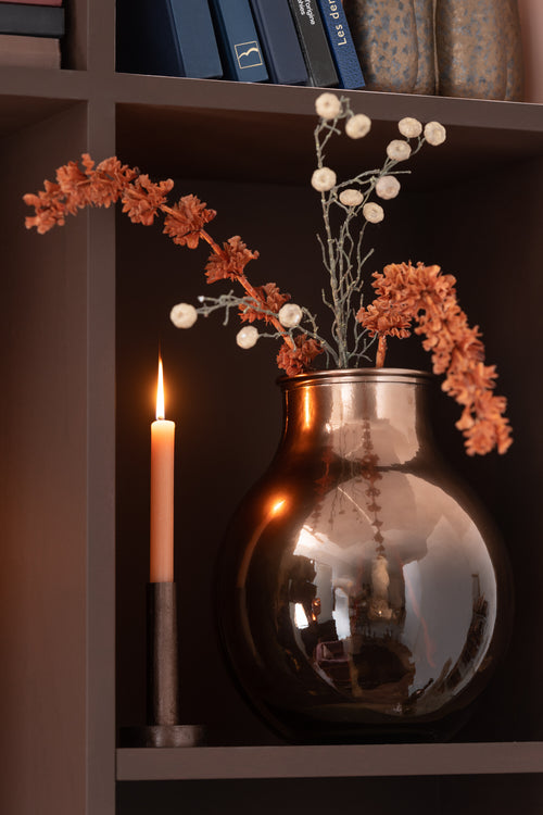 J-Line kandelaar Laag Modern - metaal - donkerbruin - 3 stuks - vtwonen shop