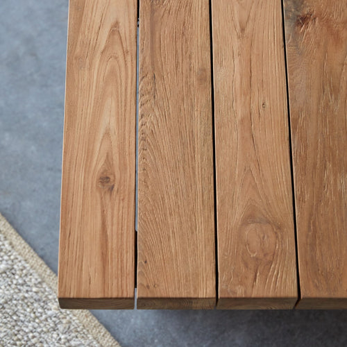 Tikamoon Fauteuil van gerecycled massief teak - Naturel