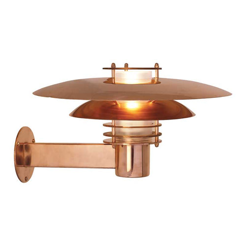 Nordlux Phoenix Wandlamp Buiten | E27 | IP54 | Koper | Seaside - vtwonen shop