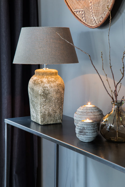 Light & Living lampenkap LIVIGNO - 35x25x19cm - bruin - vtwonen shop