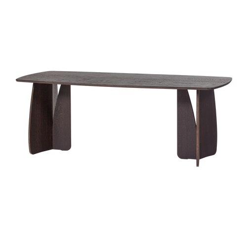 WOOOD eettafel Veere - Massief Eikenhout - Mystic Brown - 200 x 100