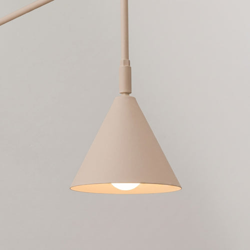 Sollux Lighting Wandlamp NOX taupe - 14x61x30cm